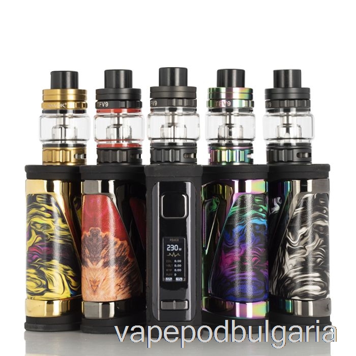 Vape 10000 Дръпки Smok Scar-18 230w стартов комплект [tfv18 Vers] кафяв